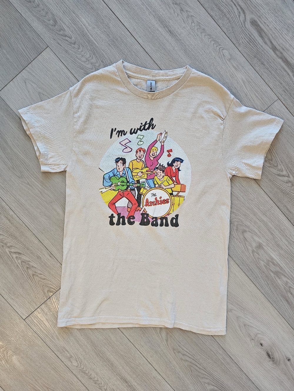 The Archies Im With The Band Graphic Shortsleeve Tee, Small